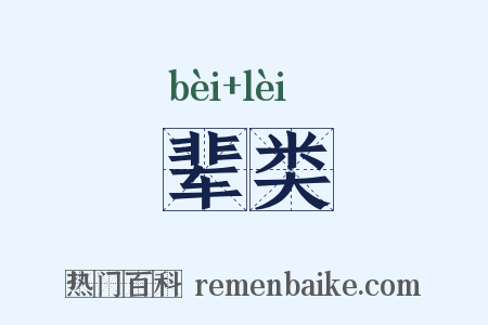辈类是什么意思的图片